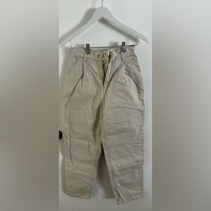 Women’s Tan High-Rise Casual Pants
